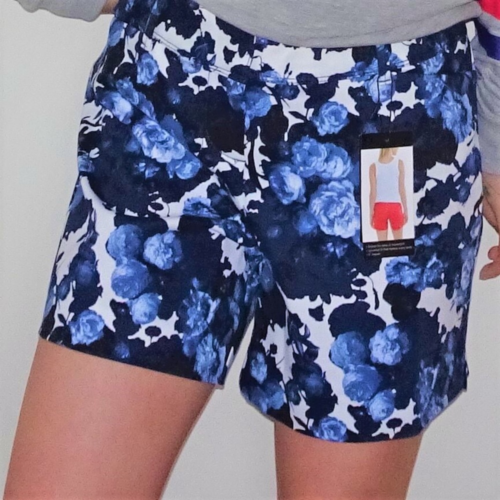 Floral Tailored Modest Shorts